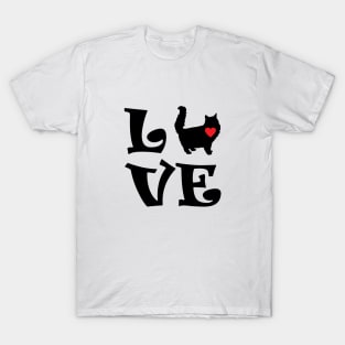 love Cat cat T-Shirt